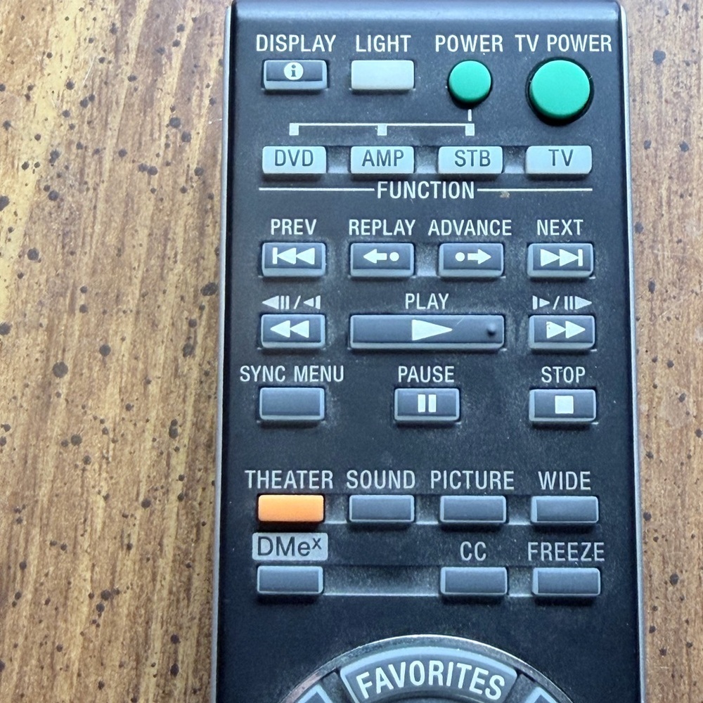 Sony  RM-YD024 TV Black Textured Remote Replacement - Picture 6 of 6